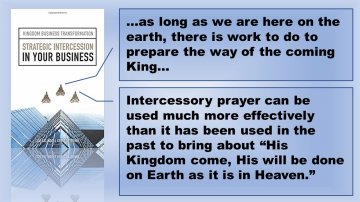 Image of the book Strategic Intercession in Your Business included excerpt from Chapter 9