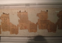 Egyptian exhibit of the Book Of The Dead