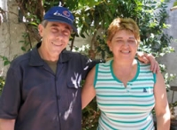 Luis and Estela; God healed his back