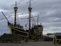 Replica of the first ship to sail around the world