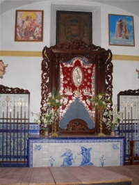 Inside Catholic church