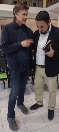 Giving Words to Visiting Pastor